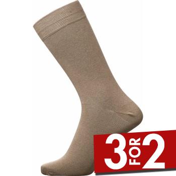 JBS Strømper 2P Socks Sand Str 40/47 Herre