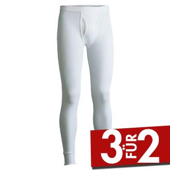 JBS Lange Unterhosen Original 30005 Longjohns Weiß Baumwolle XXXL Herren