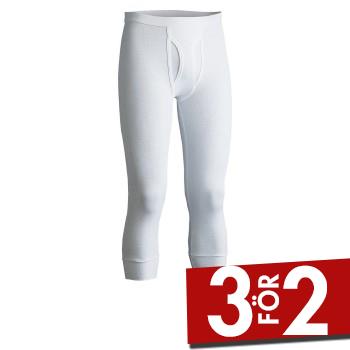 JBS Långkalsonger Original 30011 Knee Longjohns Vit bomull Small Herr