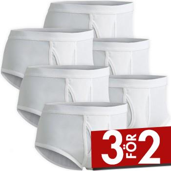 JBS Kalsonger 6P Original 30009 Brief Vit bomull Small Herr
