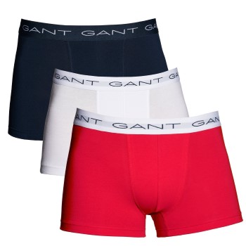 Bilde av Gant 3p Essential Basic Cs Trunks Mixed Bomull Large Herre