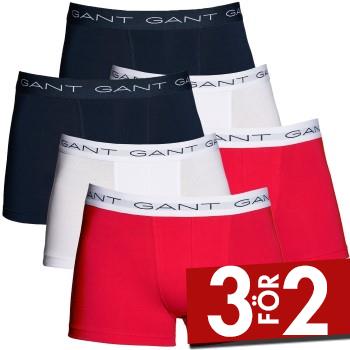 Gant Kalsonger 6P Essential Basic CS Trunks Flerf&auml;rgad bomull Small Herr