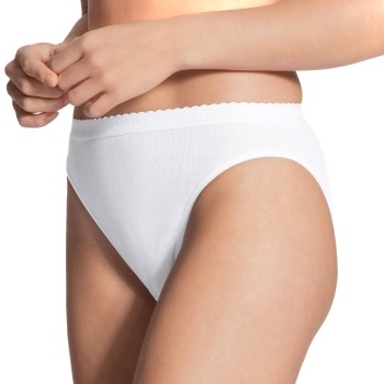 Bilde av Calida Truser Slip/hosen Minislip White Hvit Bomull Small Dame