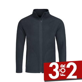 Stedman Active Fleece Jacket For Men M&ouml;rkbl&aring; polyester X-Large Herr