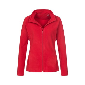 Stedman Active Fleece Jacket For Women Rød polyester X-Large Dame