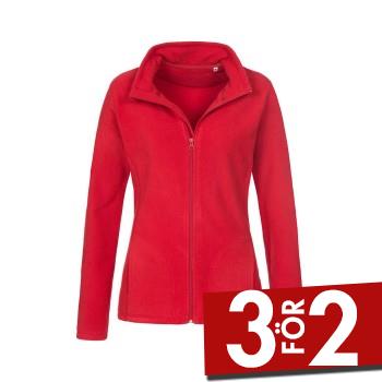 Stedman Active Fleece Jacket For Women R&ouml;d polyester Small Dam