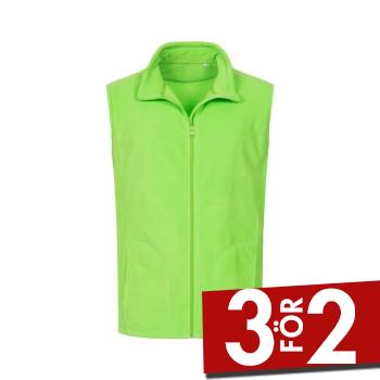 Stedman Active Fleece Vest For Men Gr&ouml;n polyester Small Herr