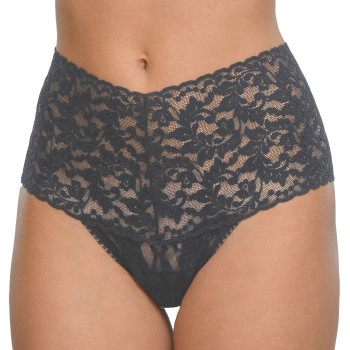 Hanky Panky Trusser 2P Signature Lace Retro Thong Grå nylon One Size Dame