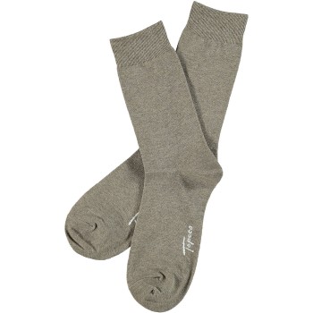 Bilde av Topeco Strømper Men Classic Socks Plain Lysbrun Str 39/41 Herre