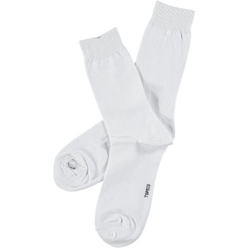 Bilde av Topeco Strømper Men Classic Socks Plain Hvit Str 41/45 Herre