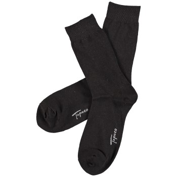 Bilde av Topeco Strømper Men Classic Socks Plain Mørkbrun Str 41/45 Herre