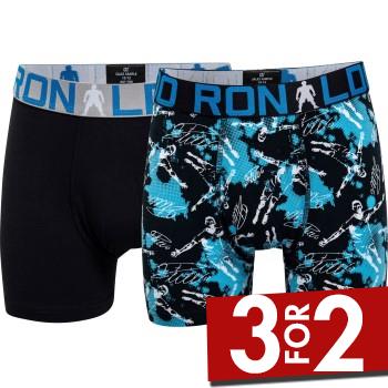 CR7 Cristiano Ronaldo 2P Boys Line Trunk Mønster bomuld 116/128