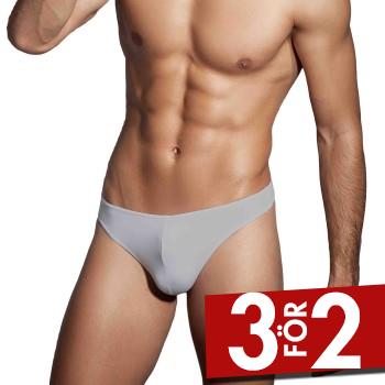 Doreanse Kalsonger Men Basic Thong Gr&aring; Small Herr