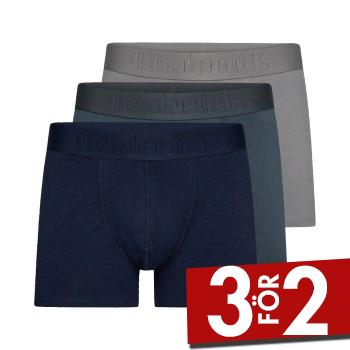 Rester&ouml;ds Kalsonger 3P Gunnar Bamboo Bl&aring;/Gr&aring; Small Herr