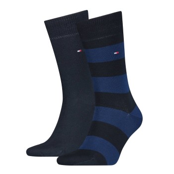 Tommy Hilfiger Strumpor 2P Men Rugby Sock Mörkblå Strl 39/42 Herr
