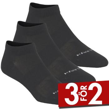Kari Traa Strumpor 3P T&aring;fis Sock Svart Strl 39/41 Dam