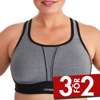 Swemark Movement Sport Bra BH Gr&aring; A 75 Dam