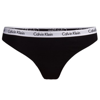 Bilde av Calvin Klein Truser Carousel Thong Svart Bomull Small Dame