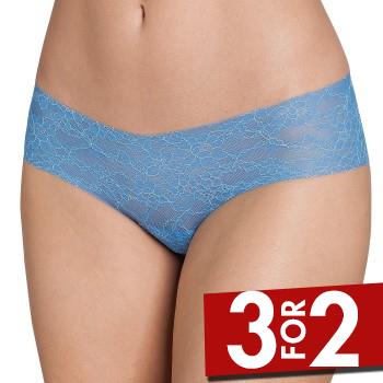 Sloggi Trusser Light Lace 2.0 Hipster S16 Blå 36 Dame