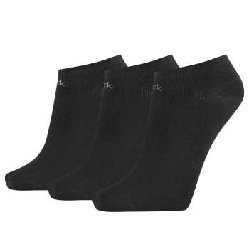Calvin Klein Strømper 3P Chloe Cotton CK Logo Liner Socks Svart Strl 37/41 Dame