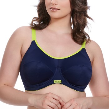 Elomi BH Energise Underwire Sport Support Bra Lila Mönster E 85