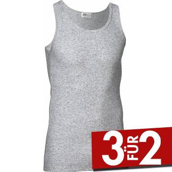JBS Basic Tanktop Grau Baumwolle Small Herren