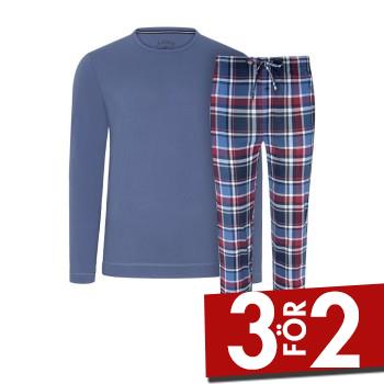 Jockey Night And Day Long Pyjama Marin/Röd XX-Large Herr | apparel & accessories - clothing - sleepwear & loungewear - pajamas | ModeLejon