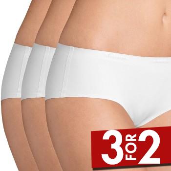 Sloggi Trusser 3P Invisible Supreme Hipster 0003 Hvid 38 Dame billede
