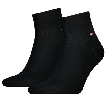 Bilde av Tommy Hilfiger Strømper 2p Men Quarter Sock Svart Str 39/42 Herre