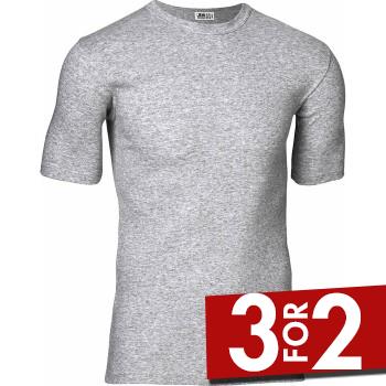 JBS Basic T-shirt Grå bomull Large Herre
