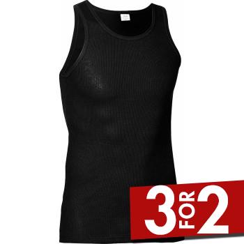 JBS Classic Singlet Svart bomull Small Herre