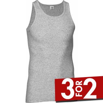 JBS Classic Singlet Grå bomull X-Large Herre
