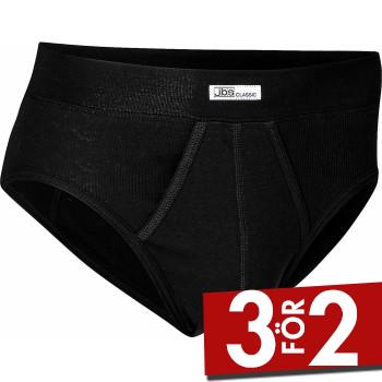 JBS Kalsonger Classic Brief 390-12 Svart bomull Small Herr