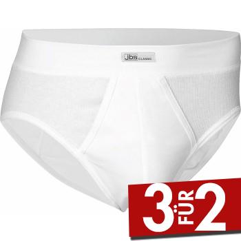 JBS Classic Brief 390-12 Weiß Baumwolle Large Herren