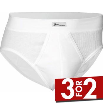 JBS Classic Brief 390-12 Hvit bomull Small Herre
