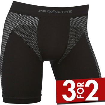 JBS Proactive Seamless Shorts Svart L/XL Herre
