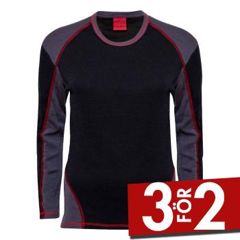 JBS Proactive Shirt Long Sleeve 414-14 Svart/Röd Small Herr