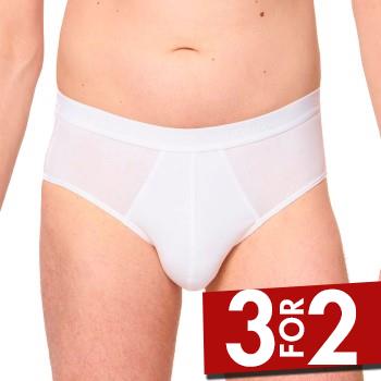 Sloggi 2P Men 24 7 Midi Hvid bomuld Small Herre