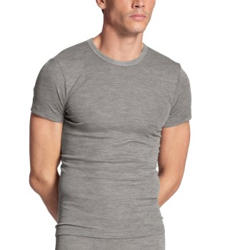 Bilde av Calida Wool And Silk T-shirt Grå X-large Herre