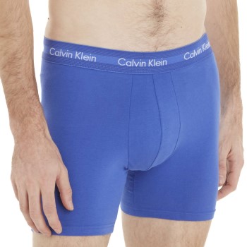 Bilde av Calvin Klein 3p Cotton Stretch Boxer Brief Blå Bomull Large Herre