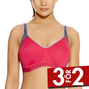 Freya BH Active Sonic Underwire Spacer Sports Bra R&ouml;d B 70 Dam