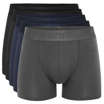 Bilde av Resteröds 10p Gunnar Bamboo Boxer Grå/blå Large Herre