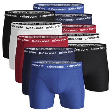 Bilde av Björn Borg 10p Essential Shorts Solids Rød/blå Bomull Xx-large Herre