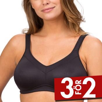 Trofe Betty Wireless Bra BH Svart E 100 Dam