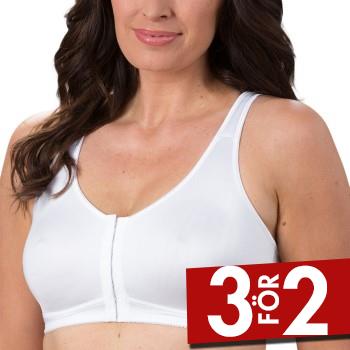 Trofe Edith Front Closure Bra BH Vit E 100 Dam