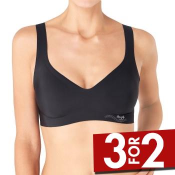 Sloggi BH ZERO Feel Bralette Sort Medium Dame billede