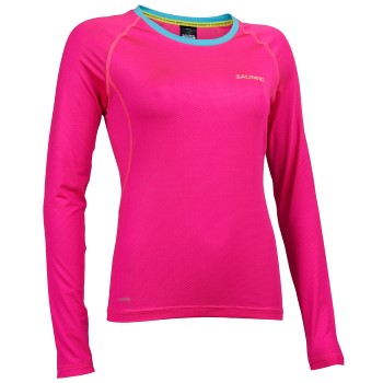 Bilde av Salming Balance Long Sleeve Women Rosa Polyester Large Dame