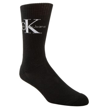Bilde av Calvin Klein Strømper Desmond Logo Rib Socks Svart Str 40/46 Herre