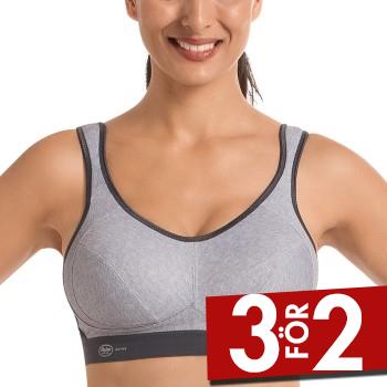 Anita BH Active Extreme Control Sports Bra Ljusgr&aring; B 70 Dam