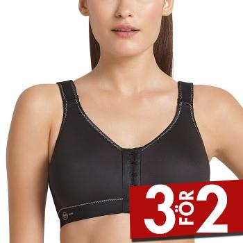 Anita BH Active Front Closure Sports Bra Svart A 70 Dam